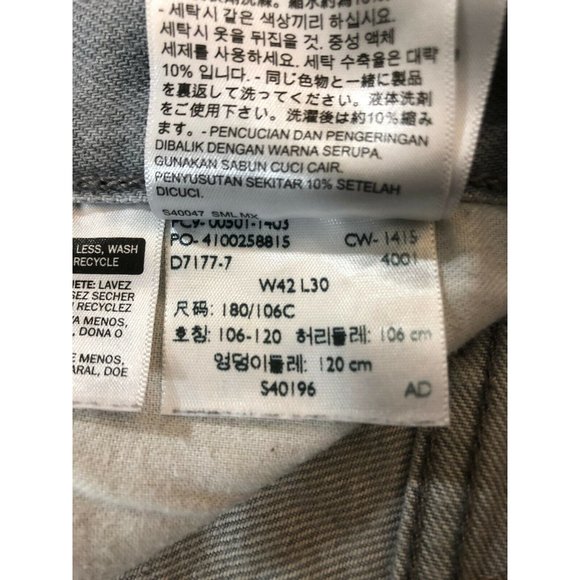 Levi's Strauss & Co 501XX Button Fly Denim WPL-423 Original Riveted Size 42Wx30L - Picture 11 of 11